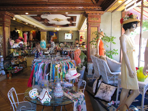 Interior of Playclothes Vintage Store